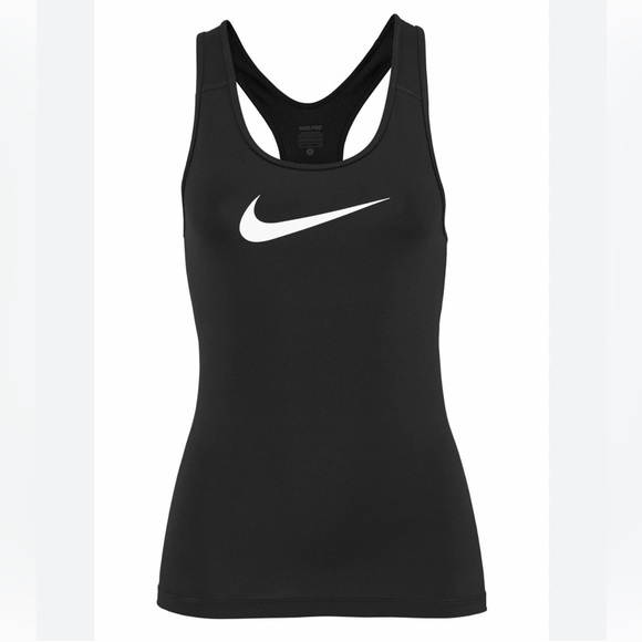 Nike Pro Cool Black Racerback Tank Top Women’s - Picture 1 of 12